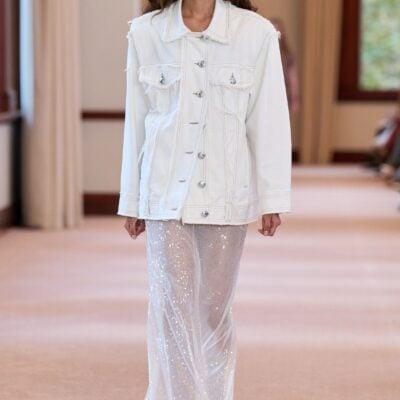 Aje Kirra Denim Jacket - Image 1