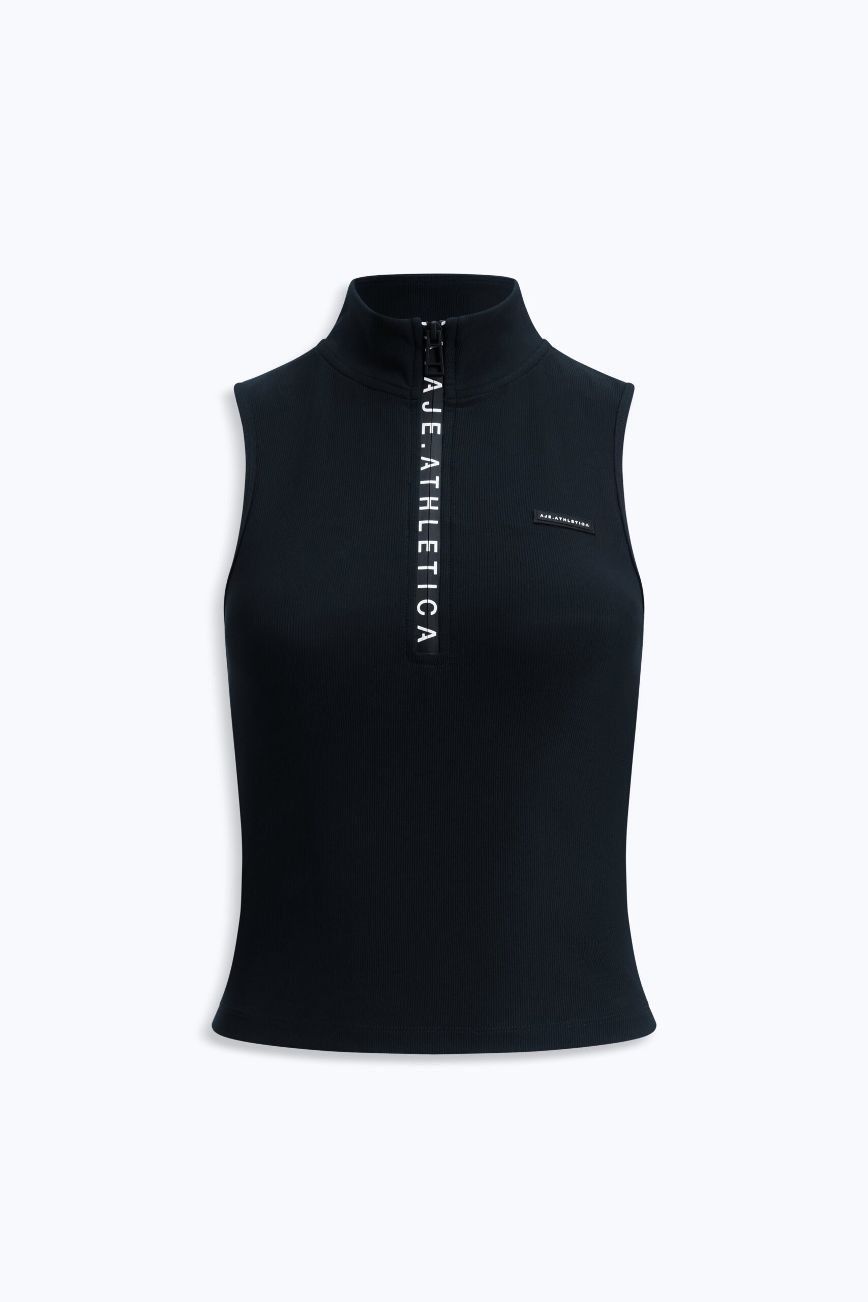 MNAJE041026180236089_2 Aje High Neck Zip Tank - Image 2