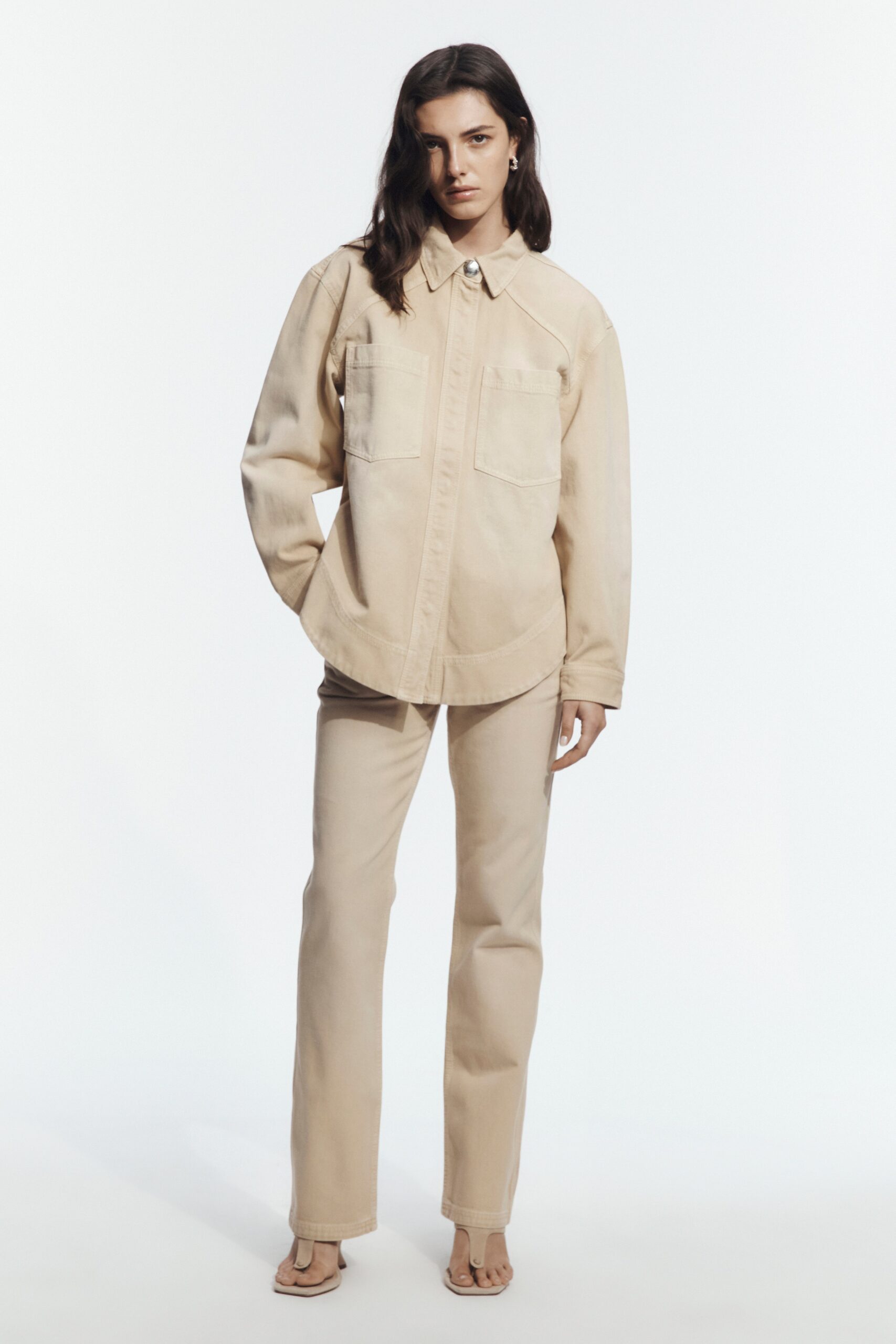 Aje Georgini Denim Shirt - Image 1