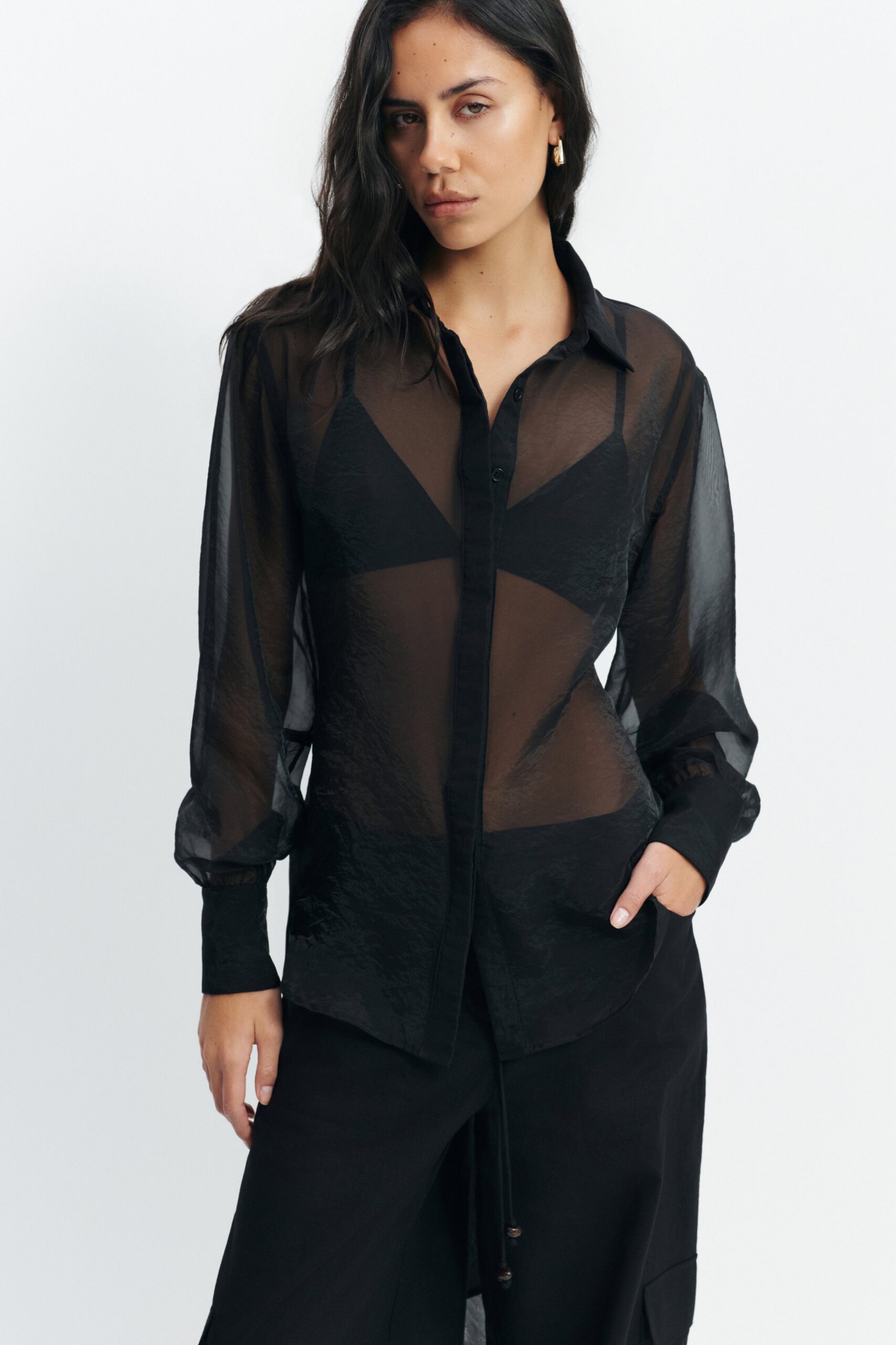 Aje Florence Tie Shirt - Image 1