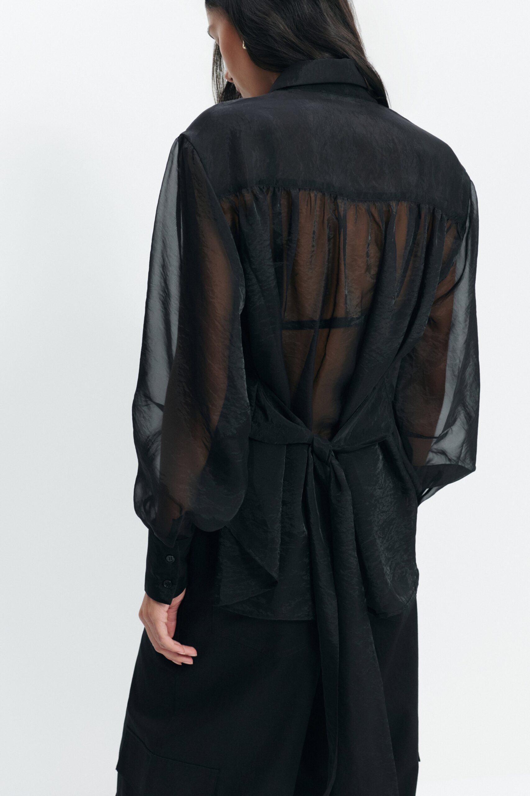 MNAJE041026180236095_3 Aje Florence Tie Shirt - Image 3