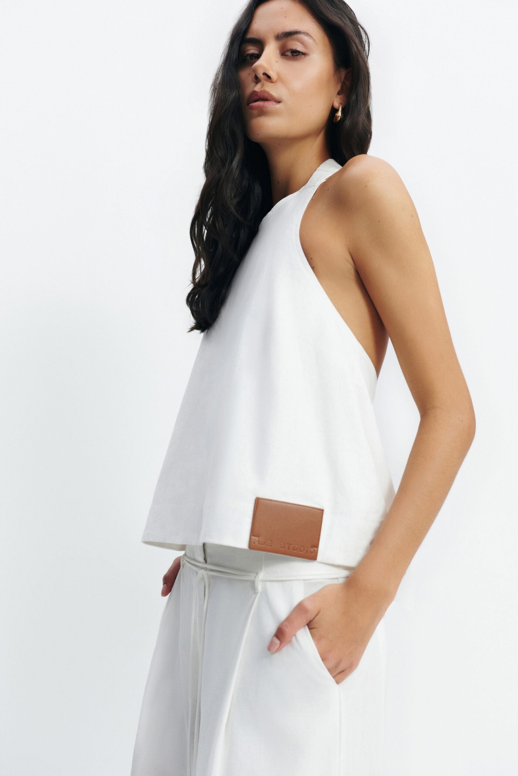 MNAJE041026180236122_3 Aje Corine Halter Top - Image 3