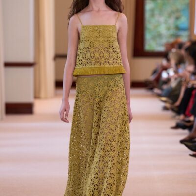 Aje Alora Lace Maxi Skirt - Image 1