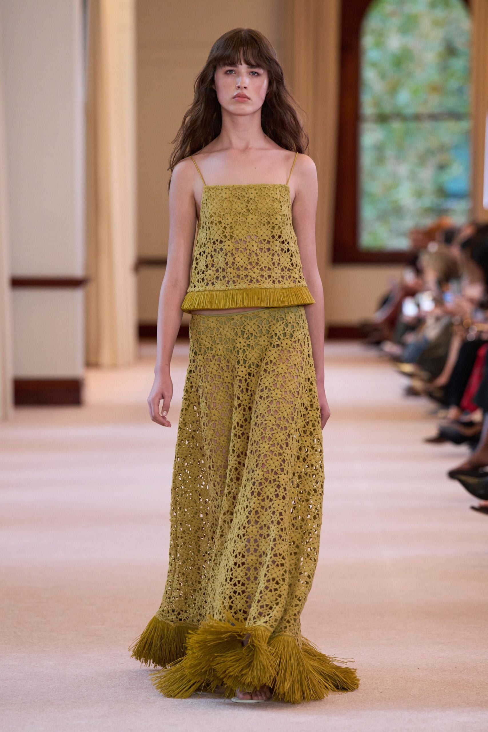 Aje Alora Lace Maxi Skirt - Image 1