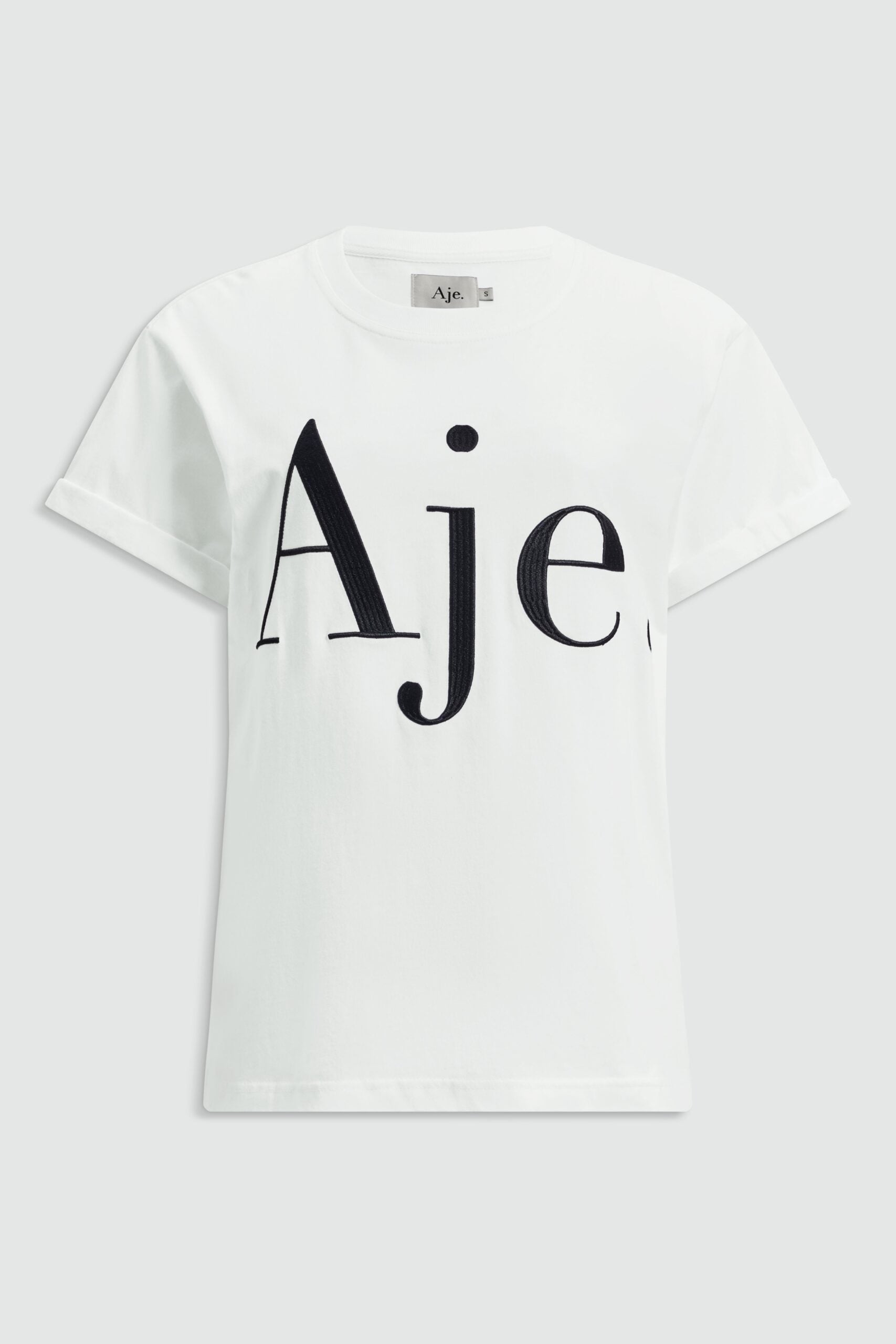Aje Alice Embroidered Logo Tee - Image 2