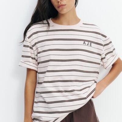 Aje AA Stripe Tee - Image 1