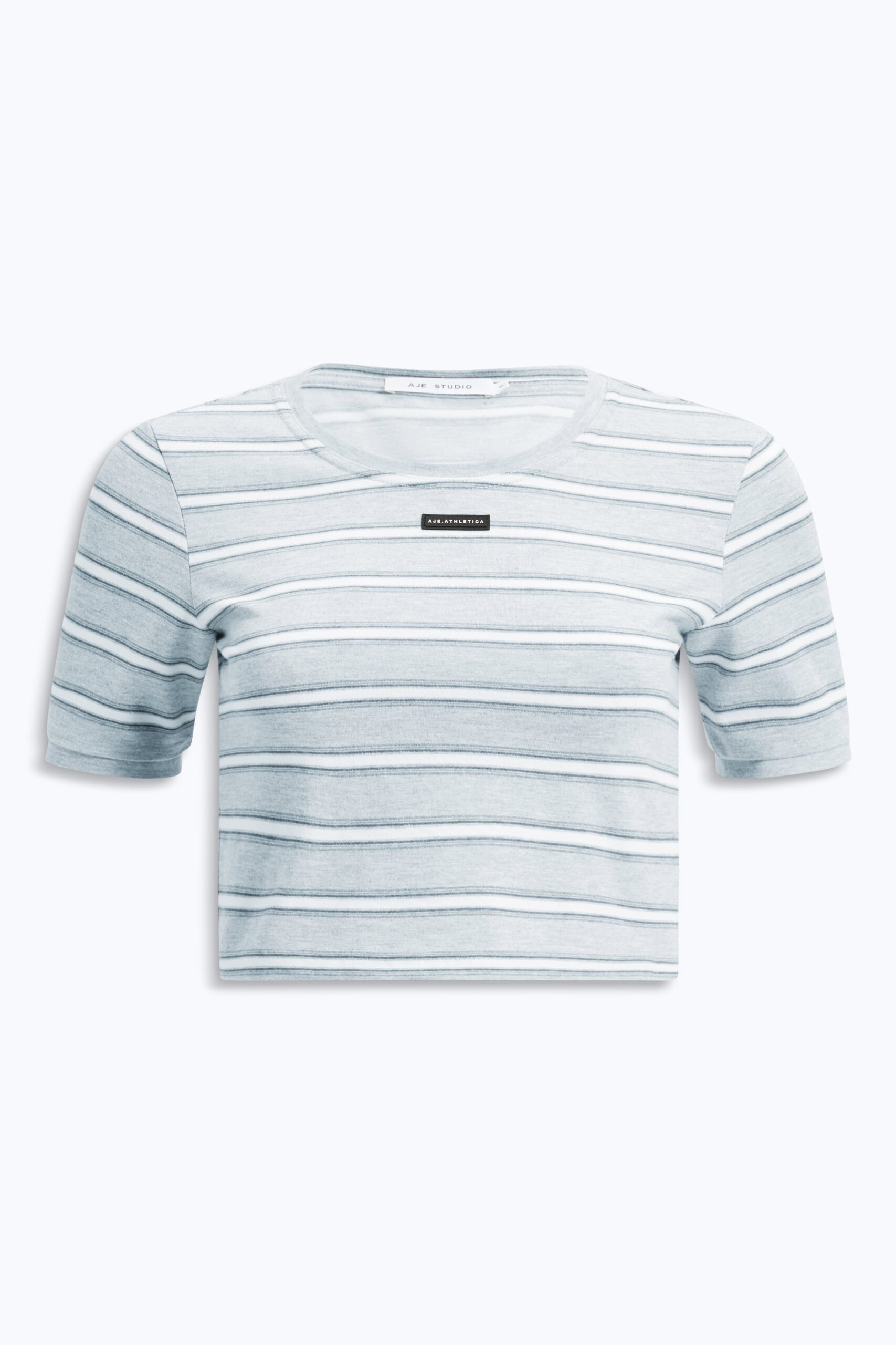 MNAJE041026180236140_2 Aje AA Stripe Baby Tee - Image 2