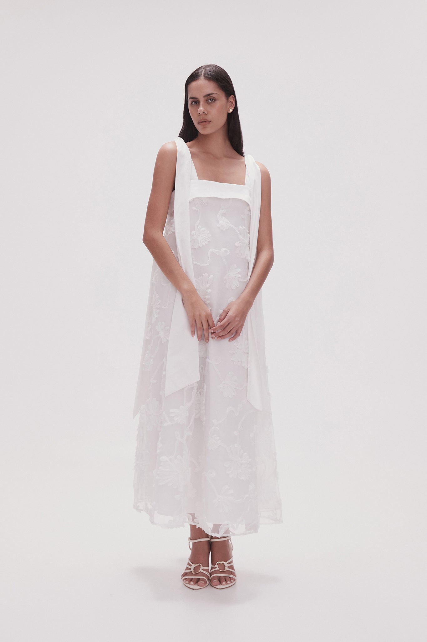 MNAJE041026180236142_3 Aje Ursula Midi Dress - Image 3