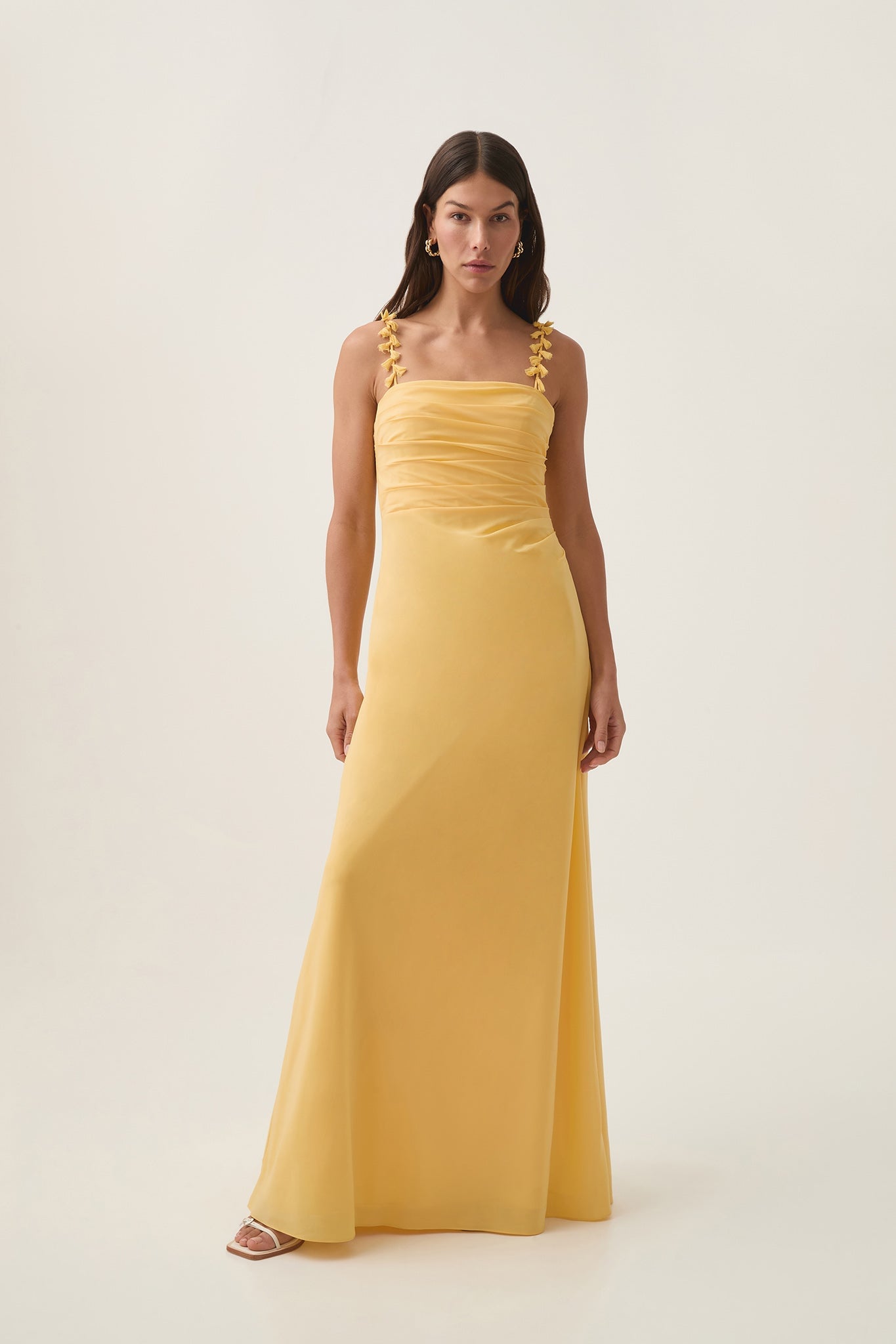 Aje Soulful Pom Pom Midi Dress - Image 1