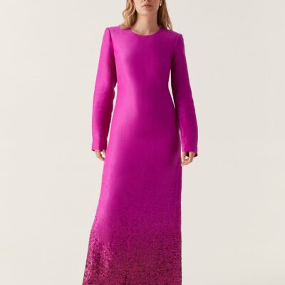 Aje Reflection Sequin Maxi Dress - Image 1
