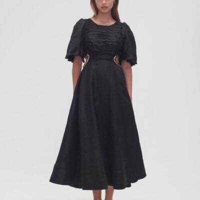 Aje Monica Chainlink Midi Dress - Image 1