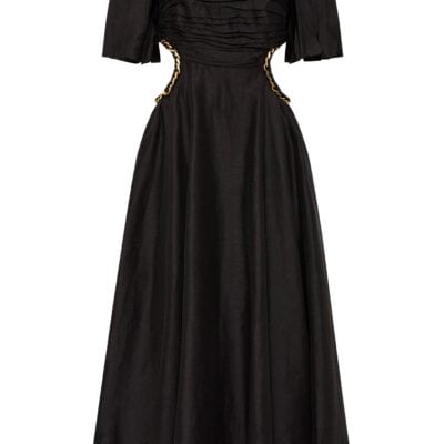 Aje Monica Chainlink Midi Dress - Image 2