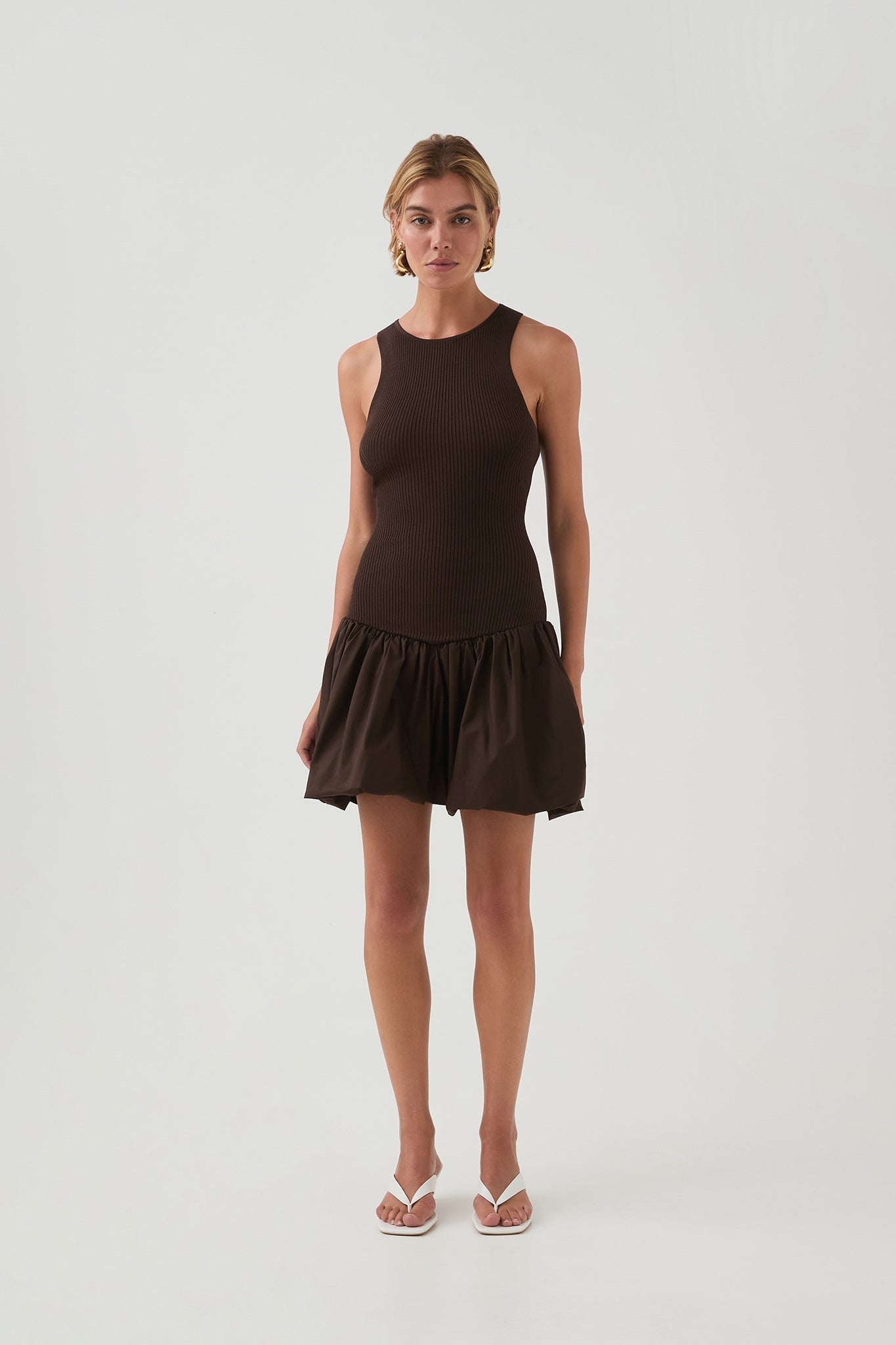 Aje Havana Bubble Mini Dress - Image 1