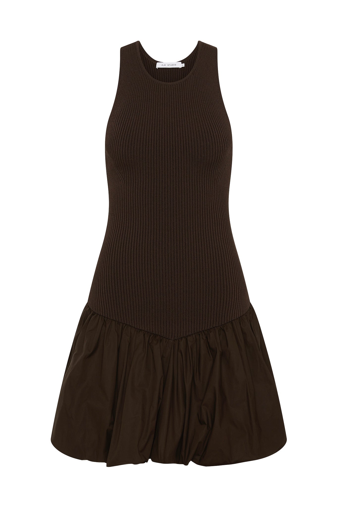 MNAJE041026180236157_2 Aje Havana Bubble Mini Dress - Image 2