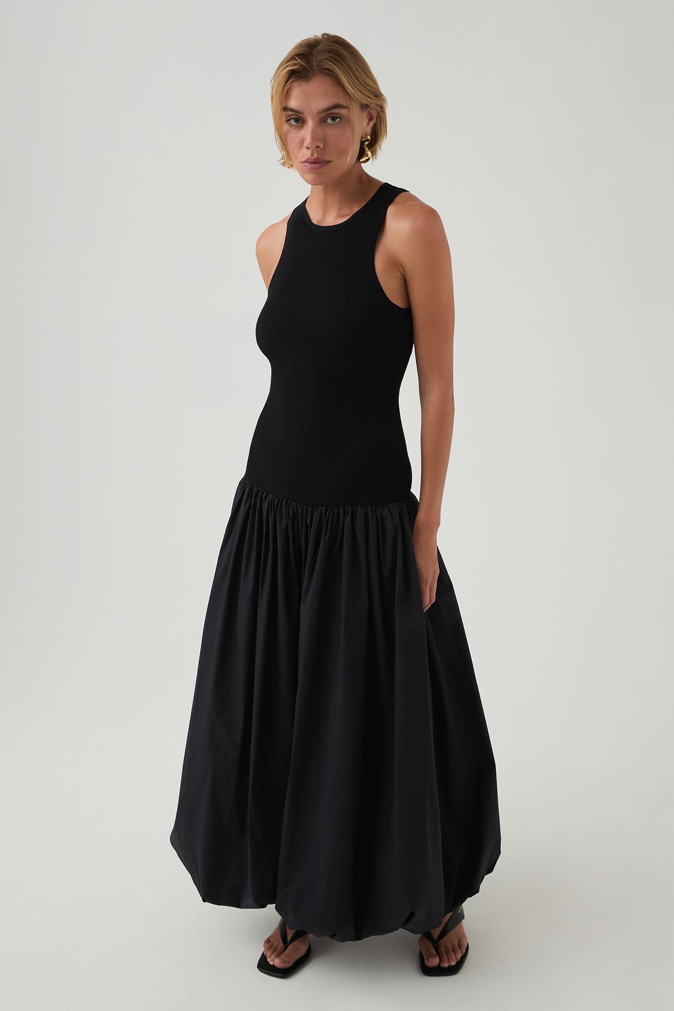 Aje Havana Bubble Midi Dress - Image 1