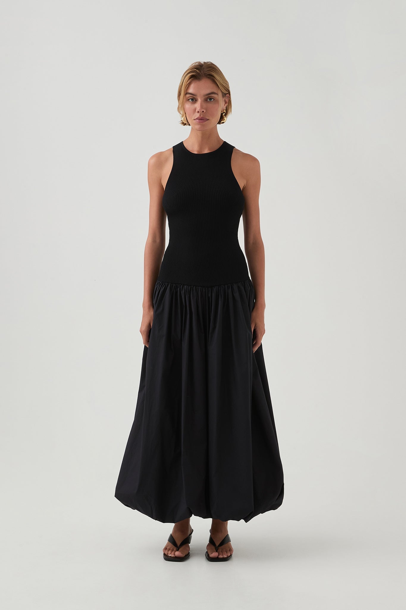 MNAJE041026180236158_3 Aje Havana Bubble Midi Dress - Image 3