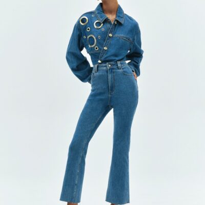 Aje Harley Bootleg Crop Jean - Image 1
