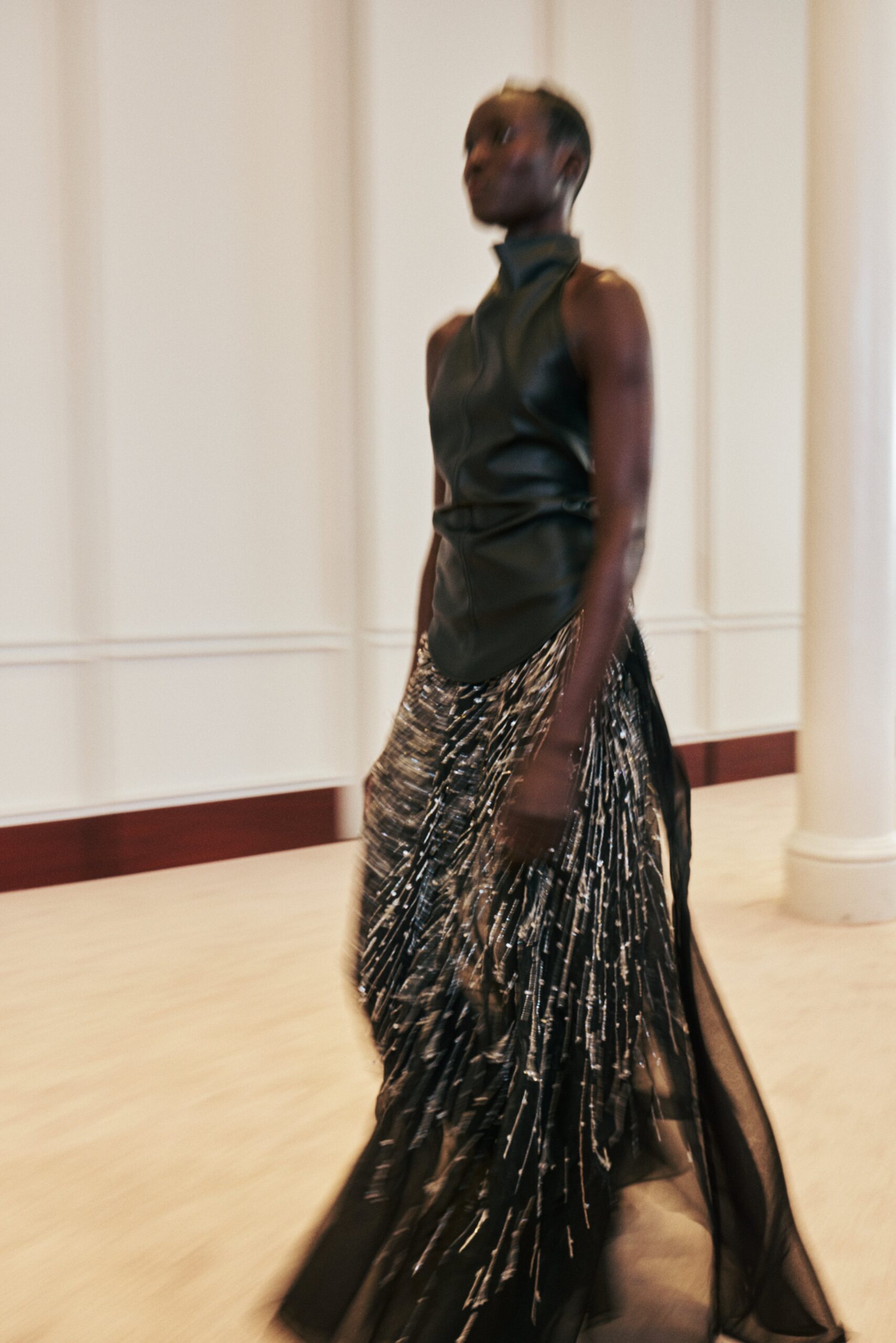 MNAJE091026051000005_2 Aje Sereia Embellished Wrap Skirt - Image 2
