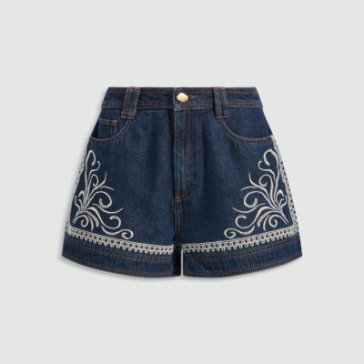 Aje Promise Denim Short - Image 2