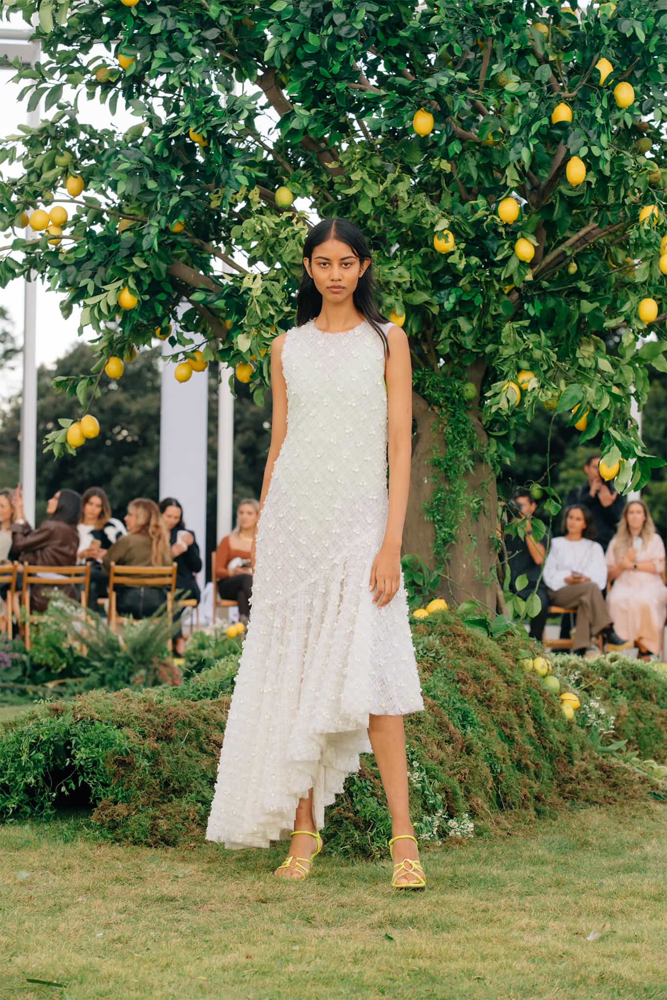Aje Mirage Asymmetric Dress - Image 1