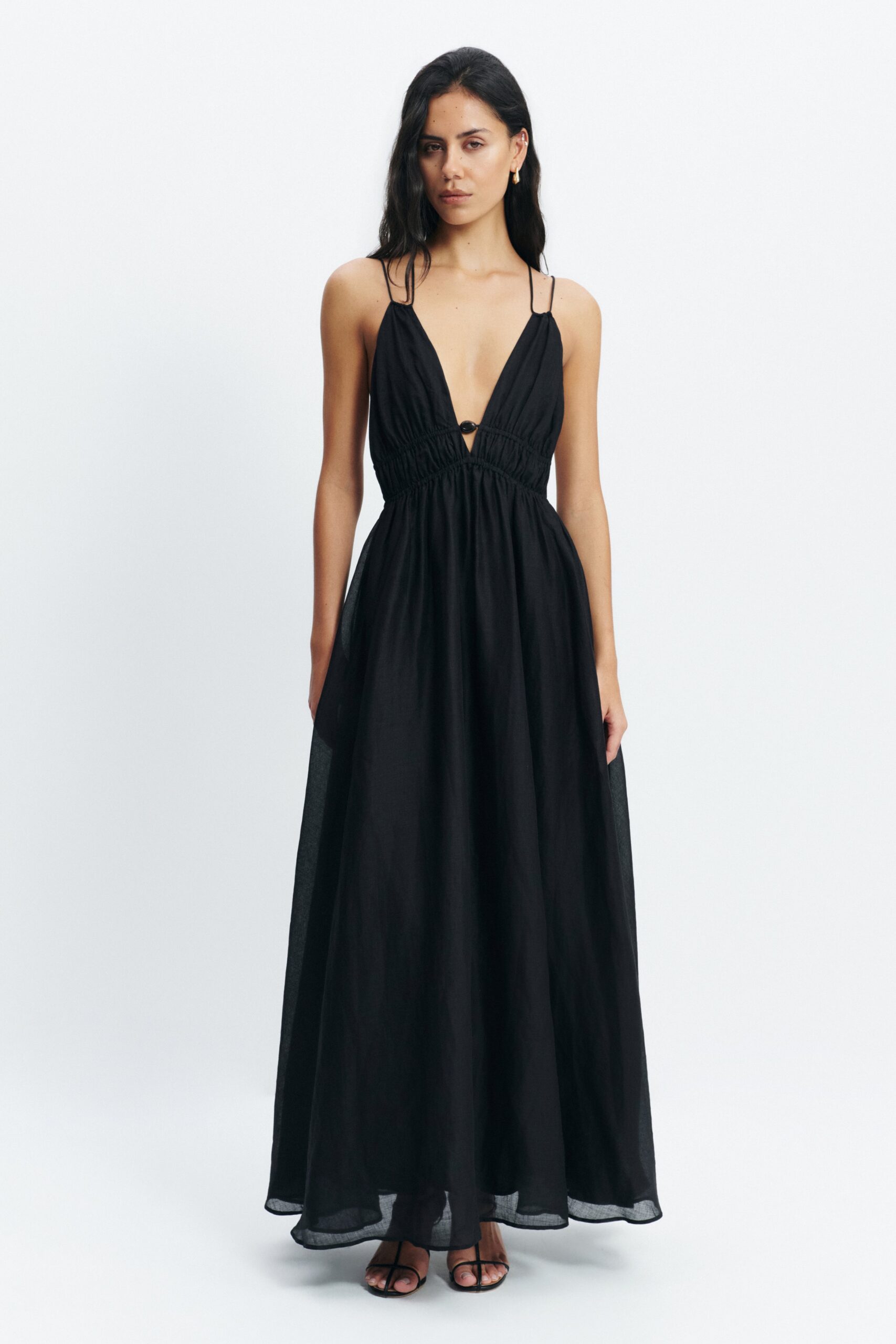 Aje Estelle Strappy Maxi Dress - Image 1