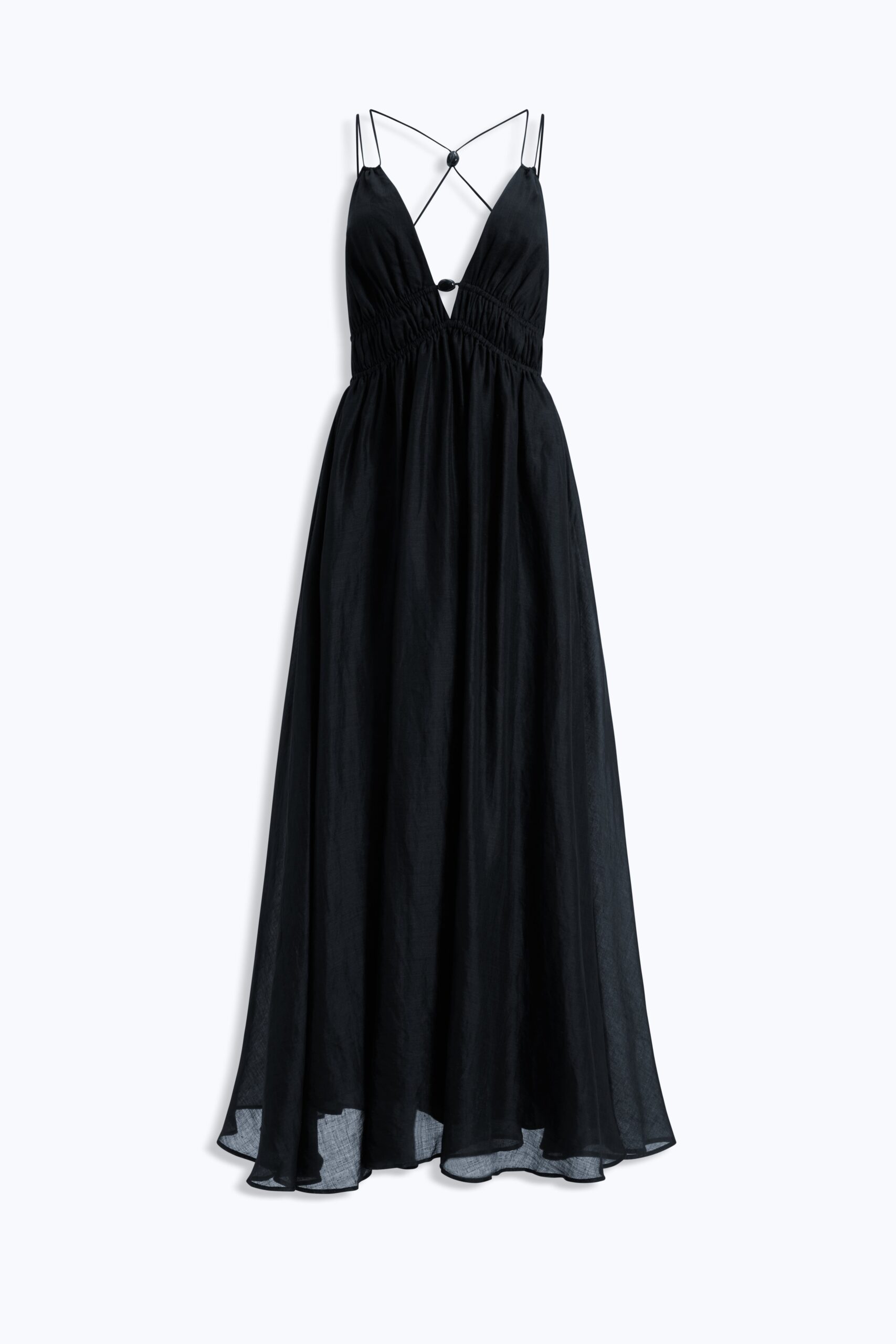 MNAJE091026051000026_2 Aje Estelle Strappy Maxi Dress - Image 2