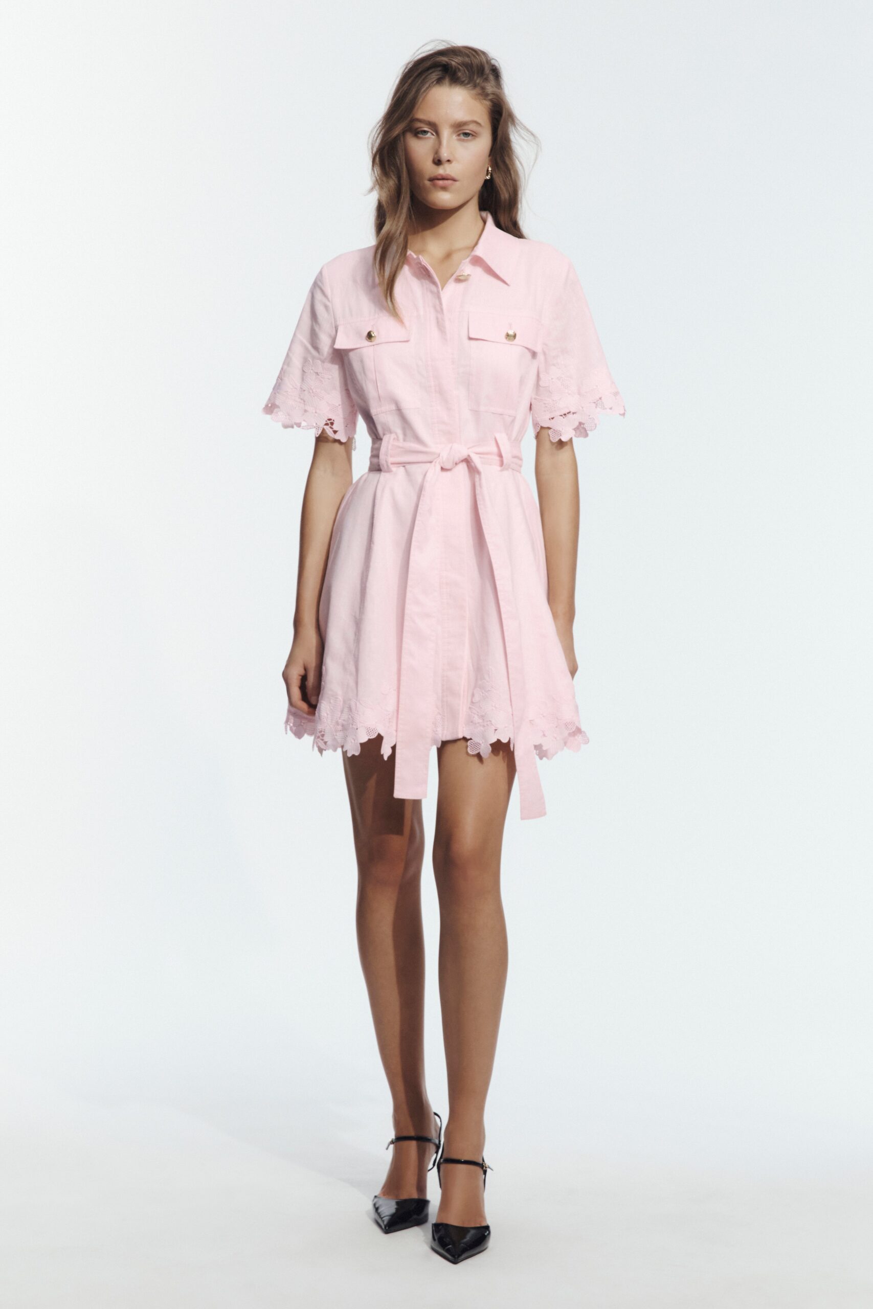 Aje Arlo Lace Mini Dress - Image 1