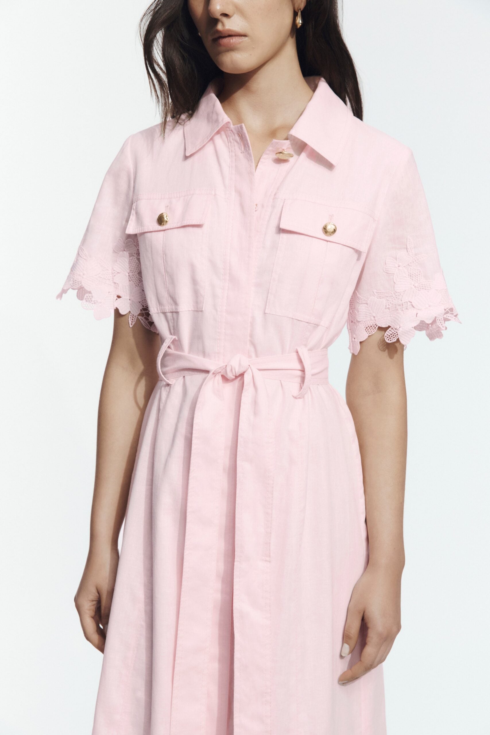 Aje Arlo Lace Midi Dress - Image 3