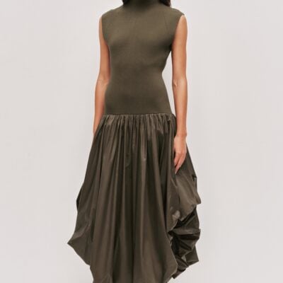 Aje Venetia Knit Midi Dress - Image 1