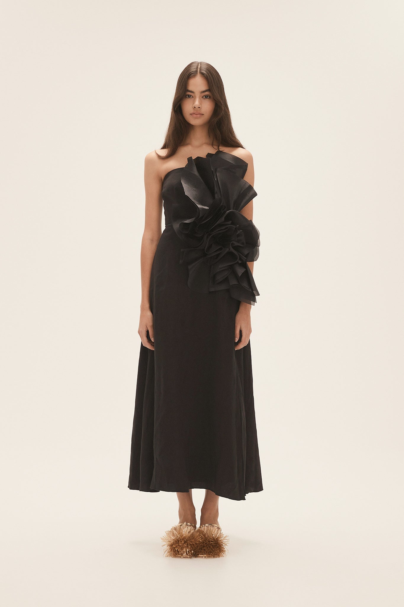 MNAJE091026051000040_2 Aje Energy Midi Dress - Image 2