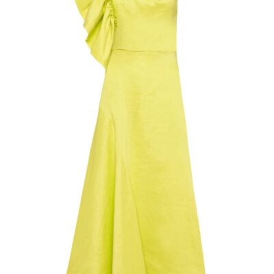 Aje Bonjour Asymmetric Midi Dress - Image 2