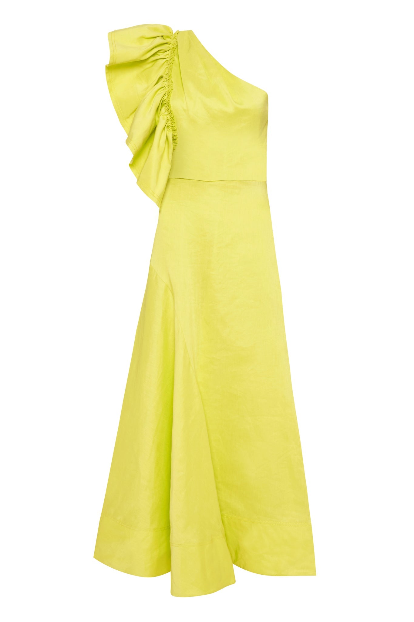 MNAJE091026051000049_2 Aje Bonjour Asymmetric Midi Dress - Image 2