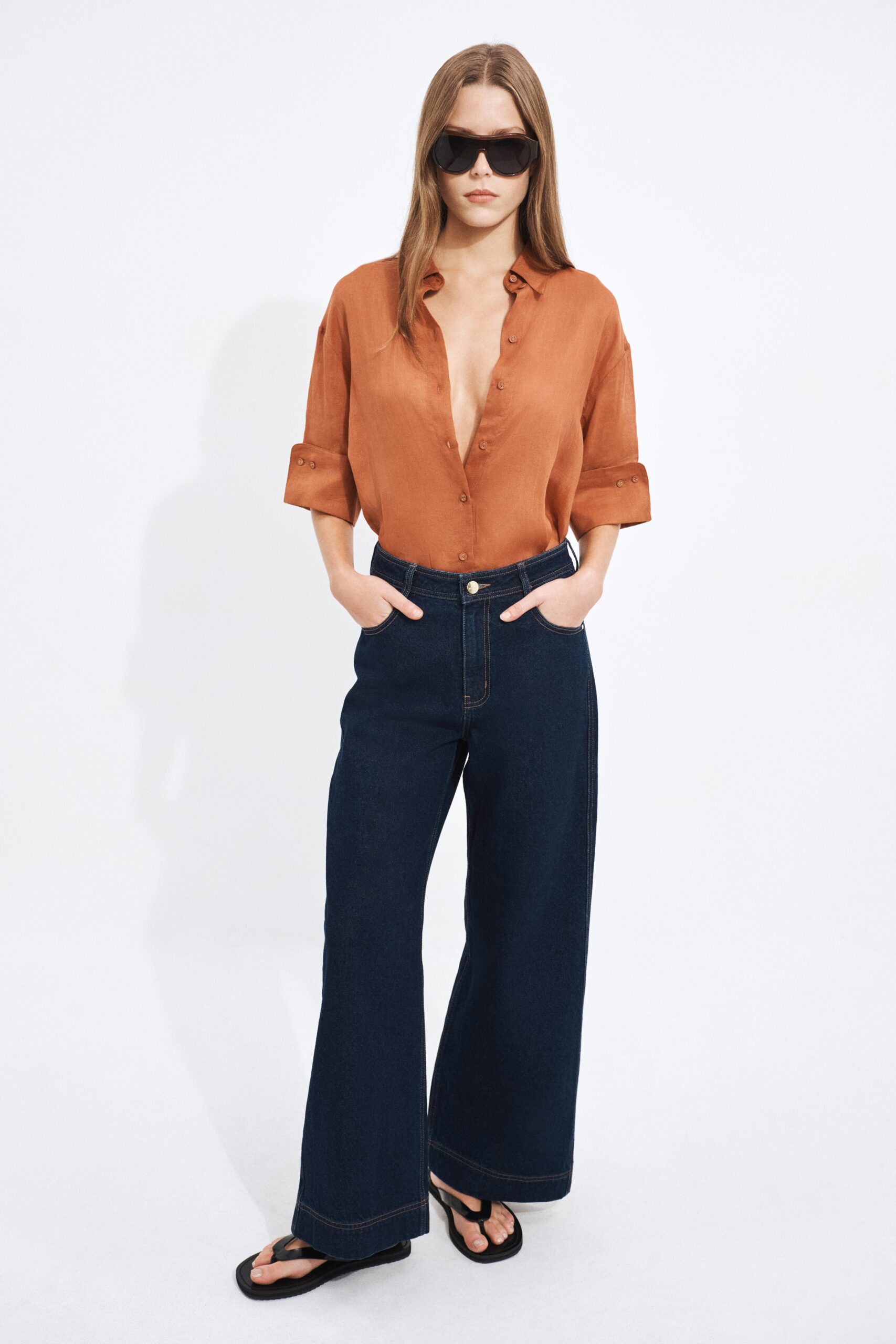 Aje Arden Wide Leg Jean - Image 1