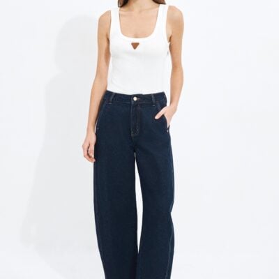 Aje Arden Tailored Barrel Jean - Image 1