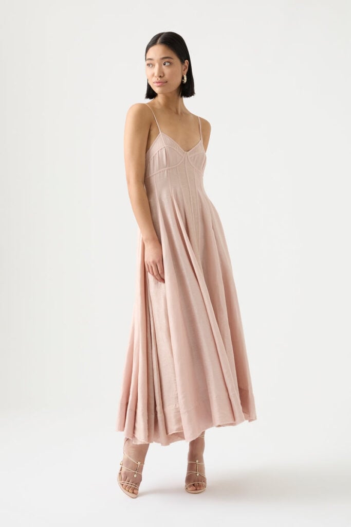 Aje Annie Panelled Midi Dress - Image 1