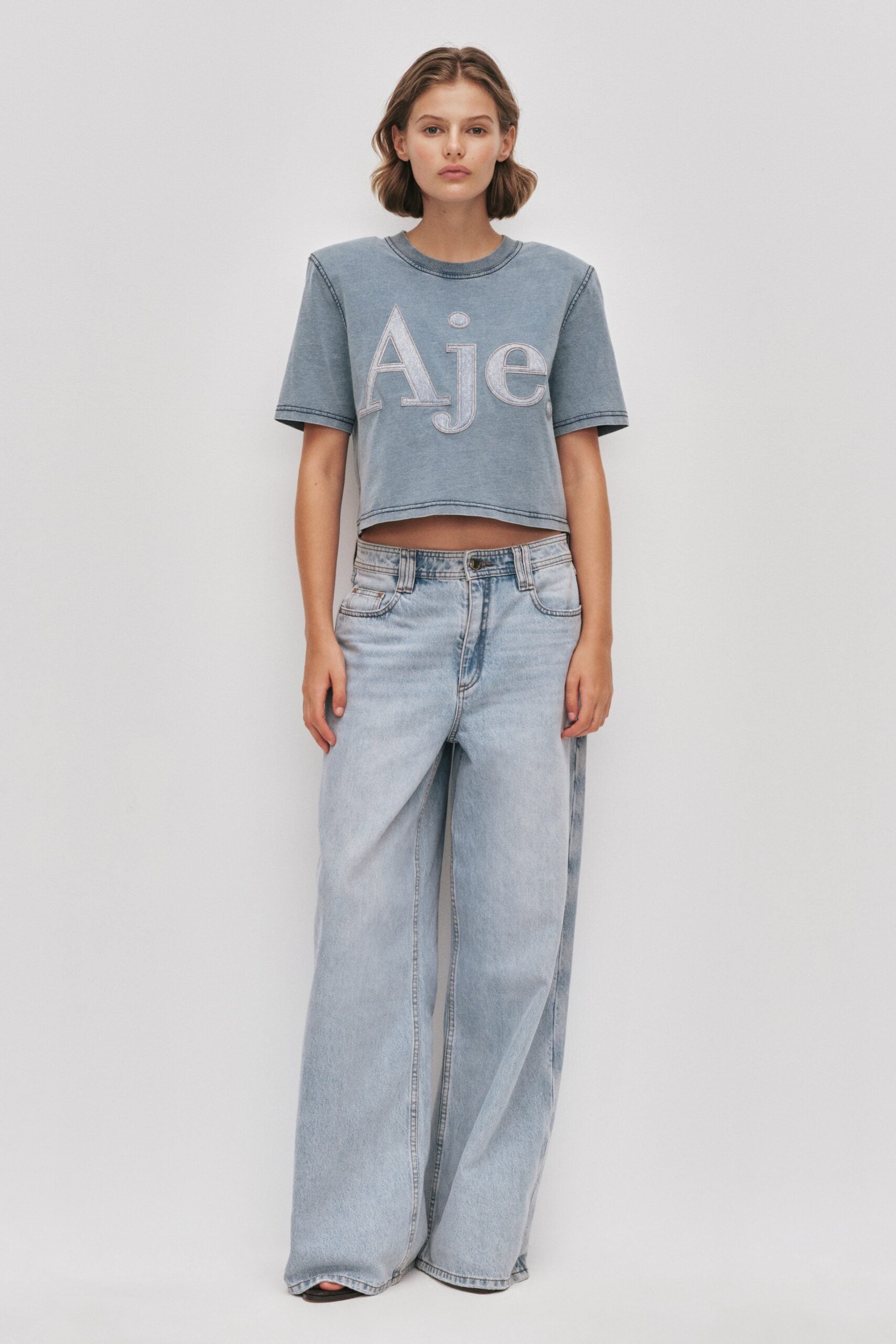 Aje Oceane Crop Tee - Image 1