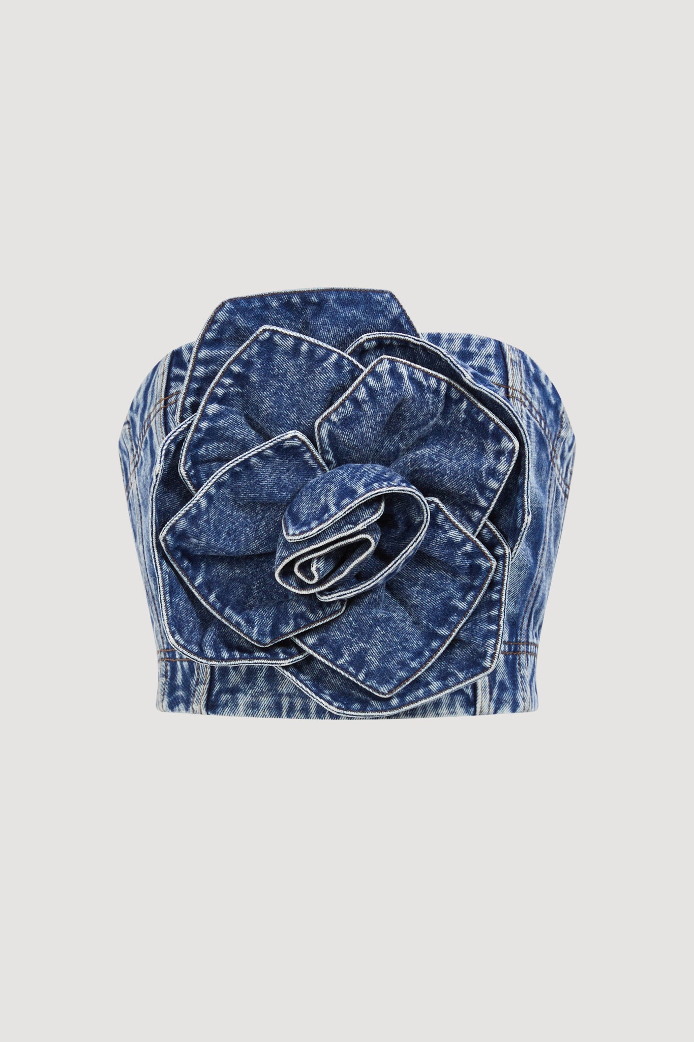 Aje Angelina Denim Bustier - Image 2