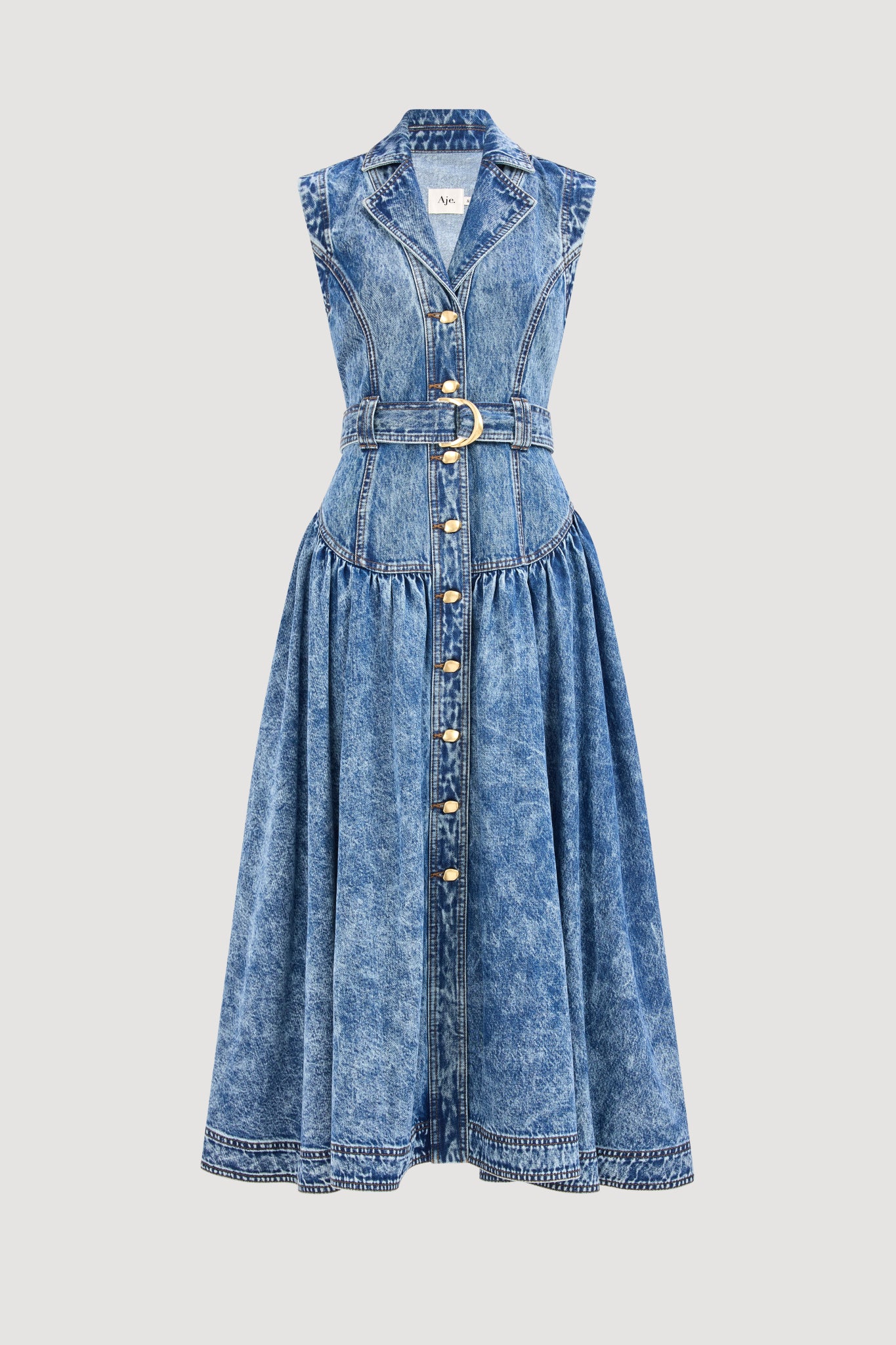 Aje Angelina Belted Midi Dress - Image 2