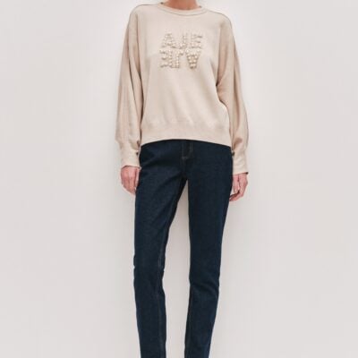 Aje Andie Pearl Logo Jumper - Image 1