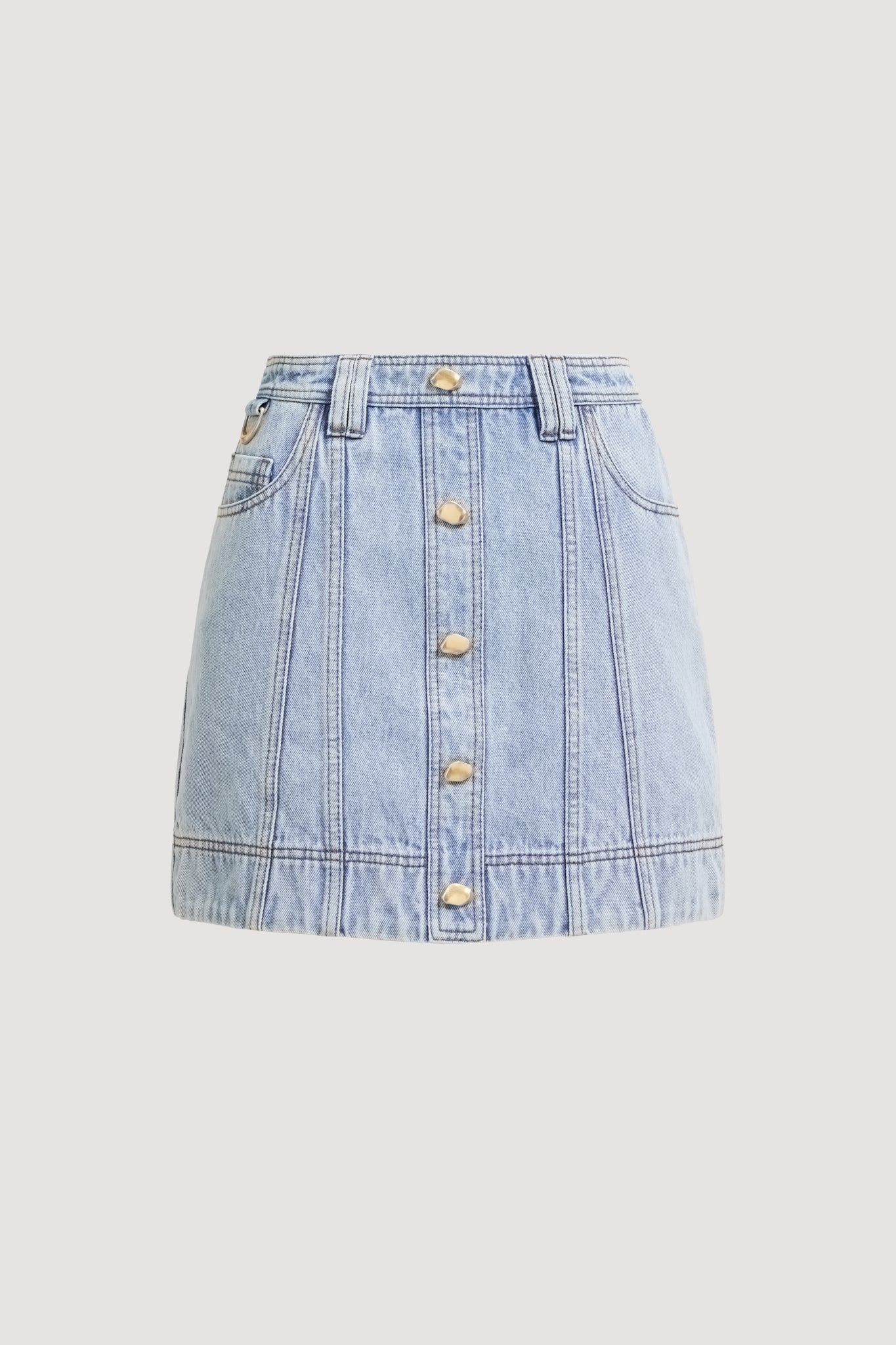 MNAJE111026180436017_2 Aje Amie Denim Mini Skirt - Image 2