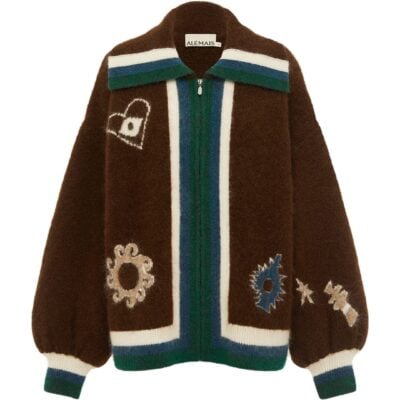 Alemais Maroc Zip UP Knit Cardigan - Image 1