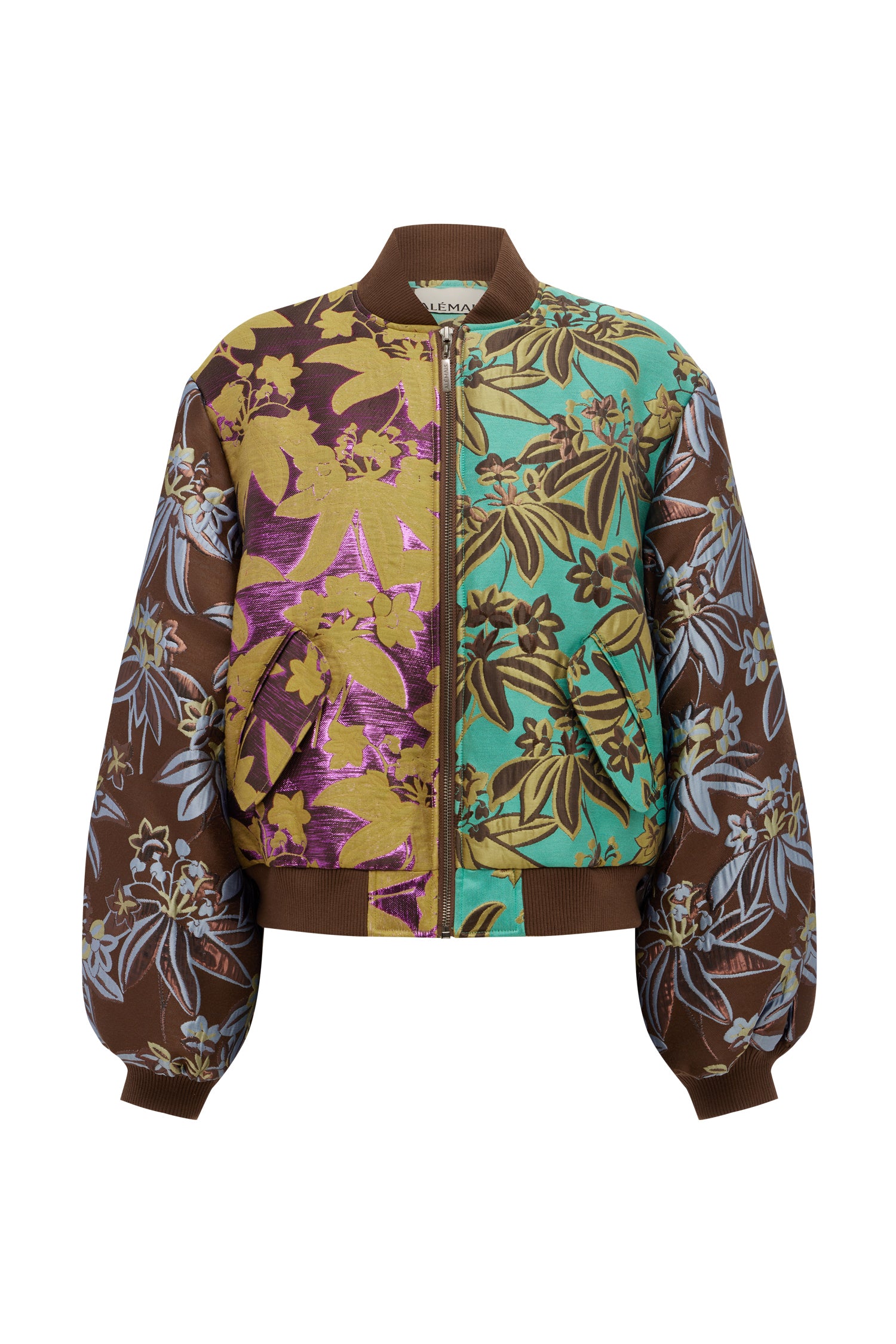 Alemais Bodie Jacquard Bomber Jacket - Image 1