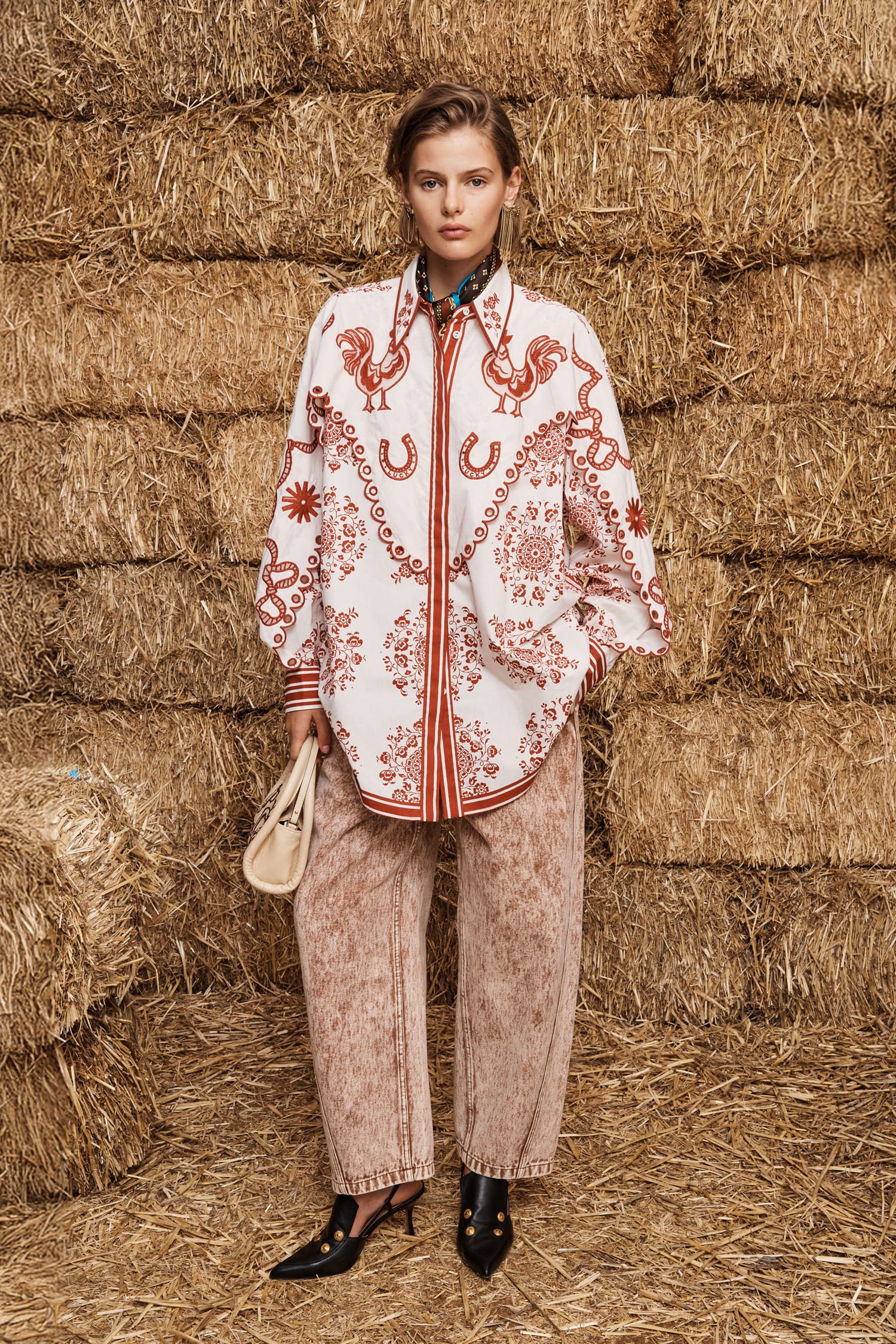 MNAL121026065116033_2 Alemais Giddy Embroidered Shirt - Image 2