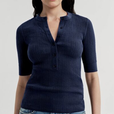 A.L.C. Fisher Fine Cotton Knit Top - Image 2