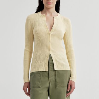A.L.C. Fisher Fine Cotton Knit Cardigan - Image 1