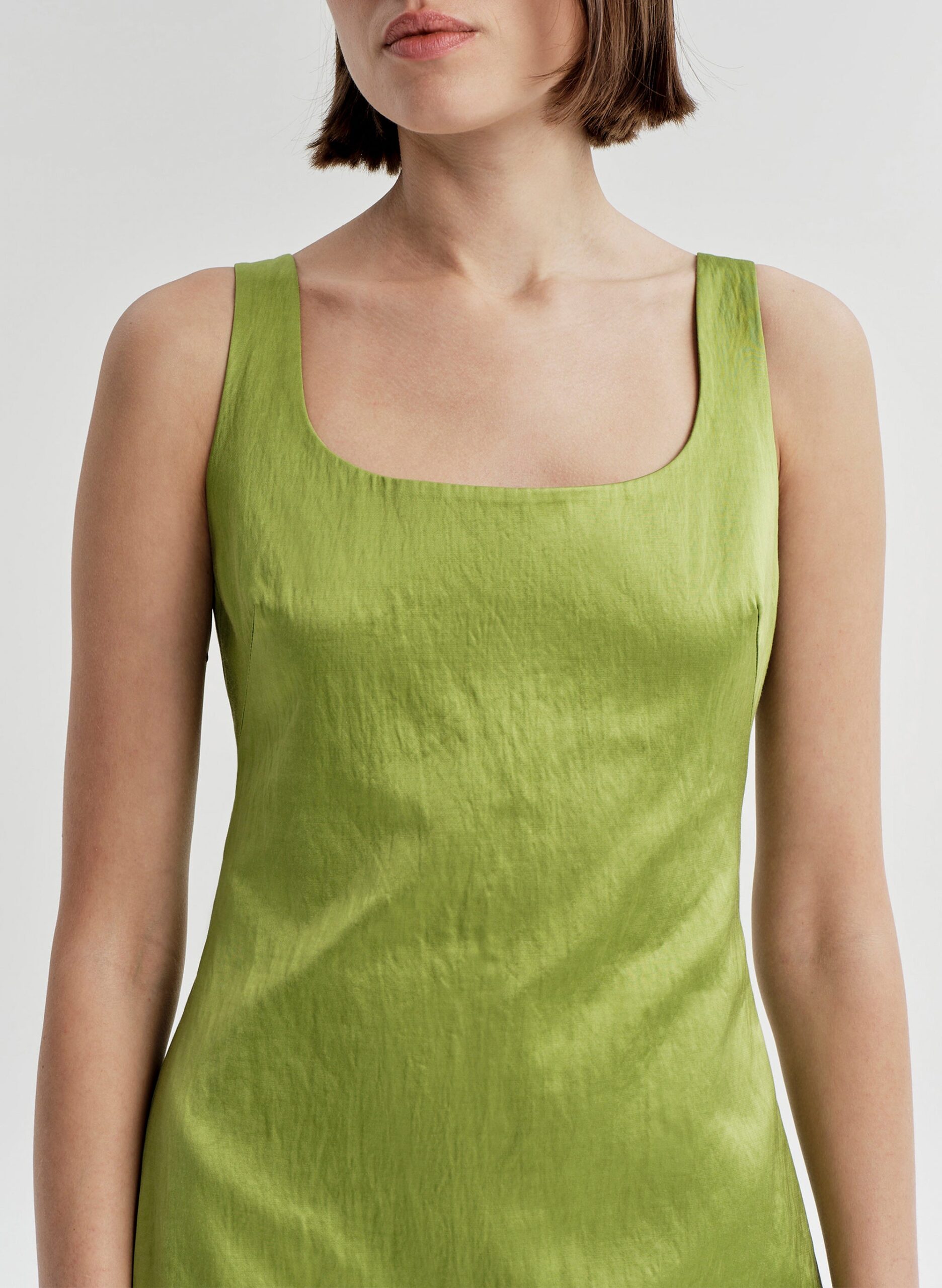 A.L.C. Faye Satin Mini Dress - Image 2