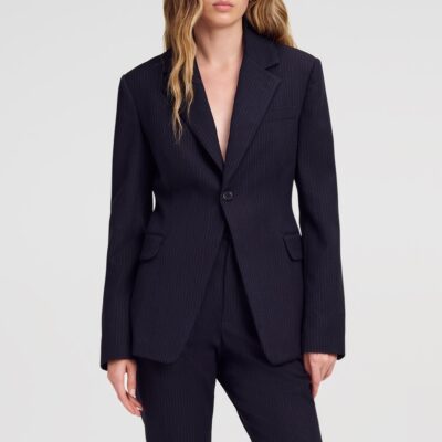 A.L.C. Elza Tailored Pinstripe Jacket - Image 1
