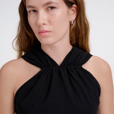 A.L.C. Elouise Stretch Linen Top - Image 2