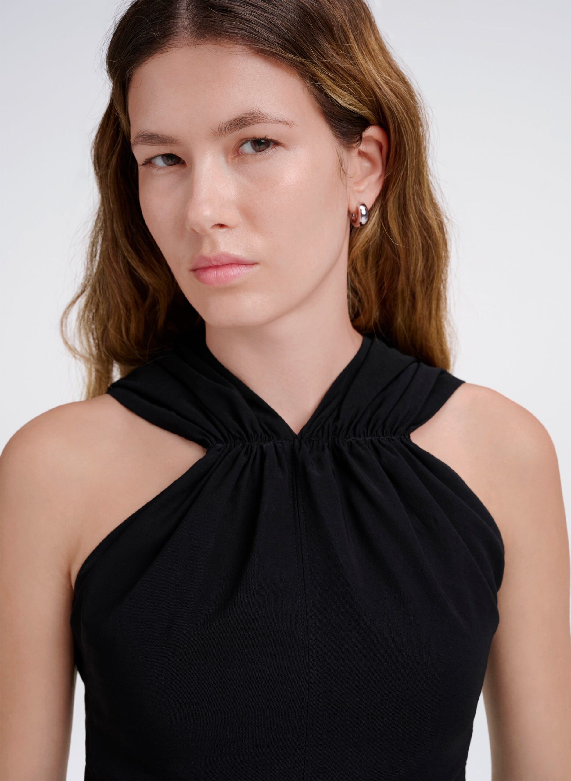 MNALC041026031052012_2 A.L.C. Elouise Stretch Linen Top - Image 2