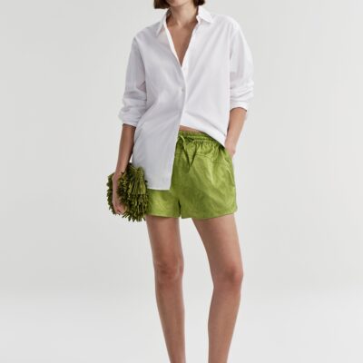 A.L.C. Camden Satin Drawstring Short - Image 1